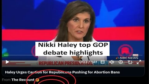 Nikki Haley GOP Debate Nov 8th Top 3 Highlights no video