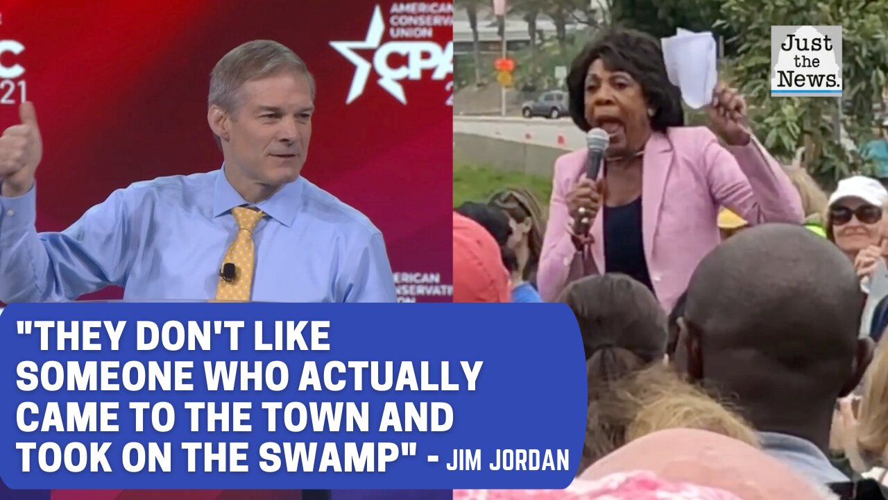 Jordan: "They don't like someone who actually came to the town and took on the swamp"