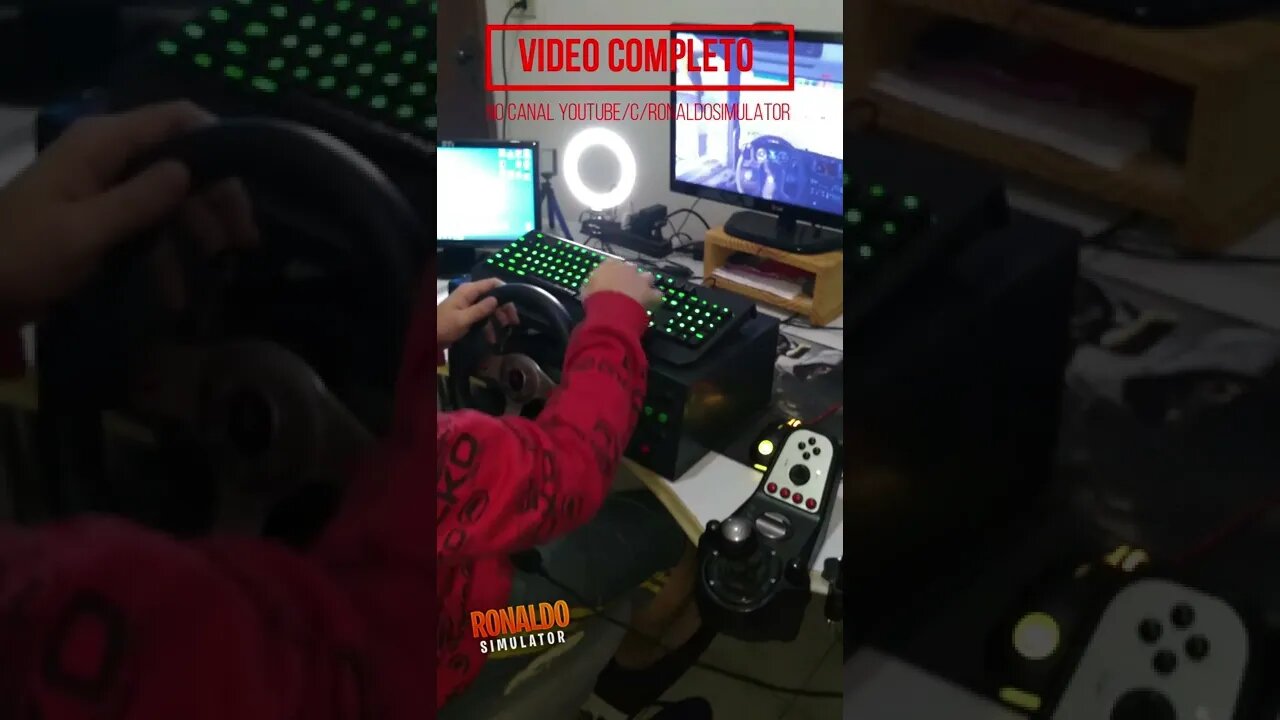 Jogando Euro Truck com Volante G25 + Button Box #shorts #shortsviral #shortsfeed