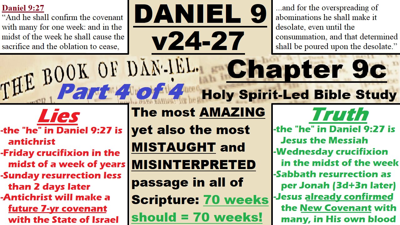 The Book of Daniel - Chapter 9c4