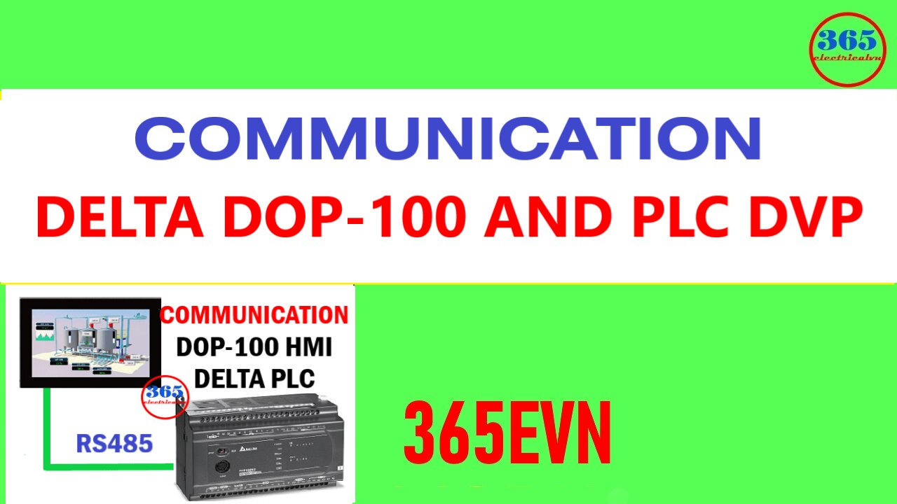 0081 - Dop 100 hmi and plc delta communication via RS485