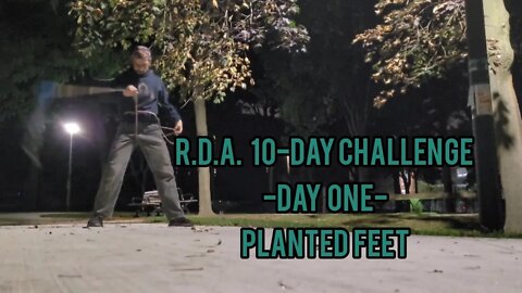 rope dart academy 10-day challenge (day1: planted feet)