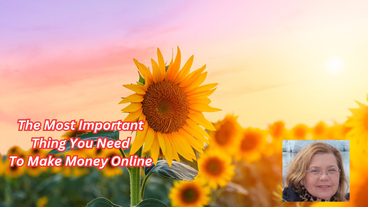 The Most Important Thing You Need to Make Money Online