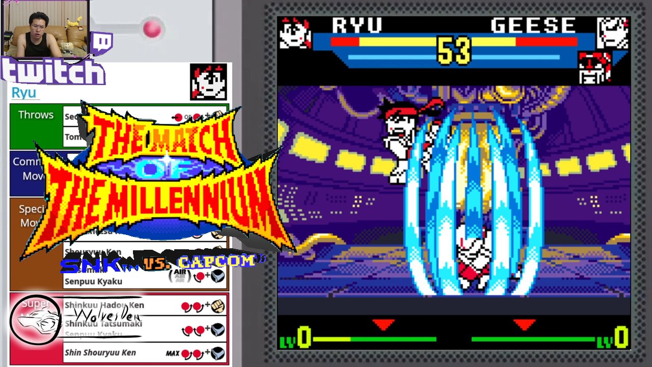 (NeoGeo Pocket Color) SNK vs. Capcom Match of the Millennium - 01 - Ryu - Lv Gamer...