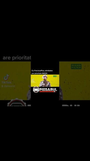 Cu #FreciousPlus, sănătatea are prioritate #MANN #piesarul