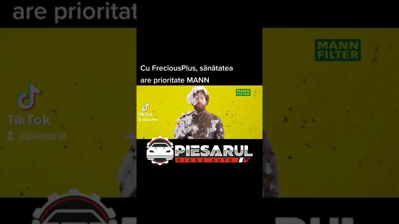 Cu #FreciousPlus, sănătatea are prioritate #MANN #piesarul
