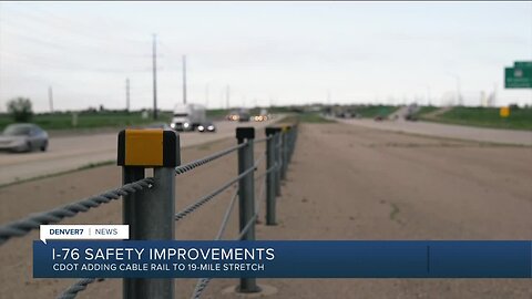 I-76 cable rail project starting today