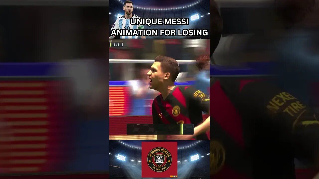 UNIQUE MESSI ANIMATION AT THE END