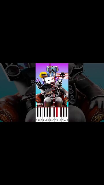 Left or Right? (@DOM_Studio) Skibidi Toilet Animation - Octave Piano Tutorial