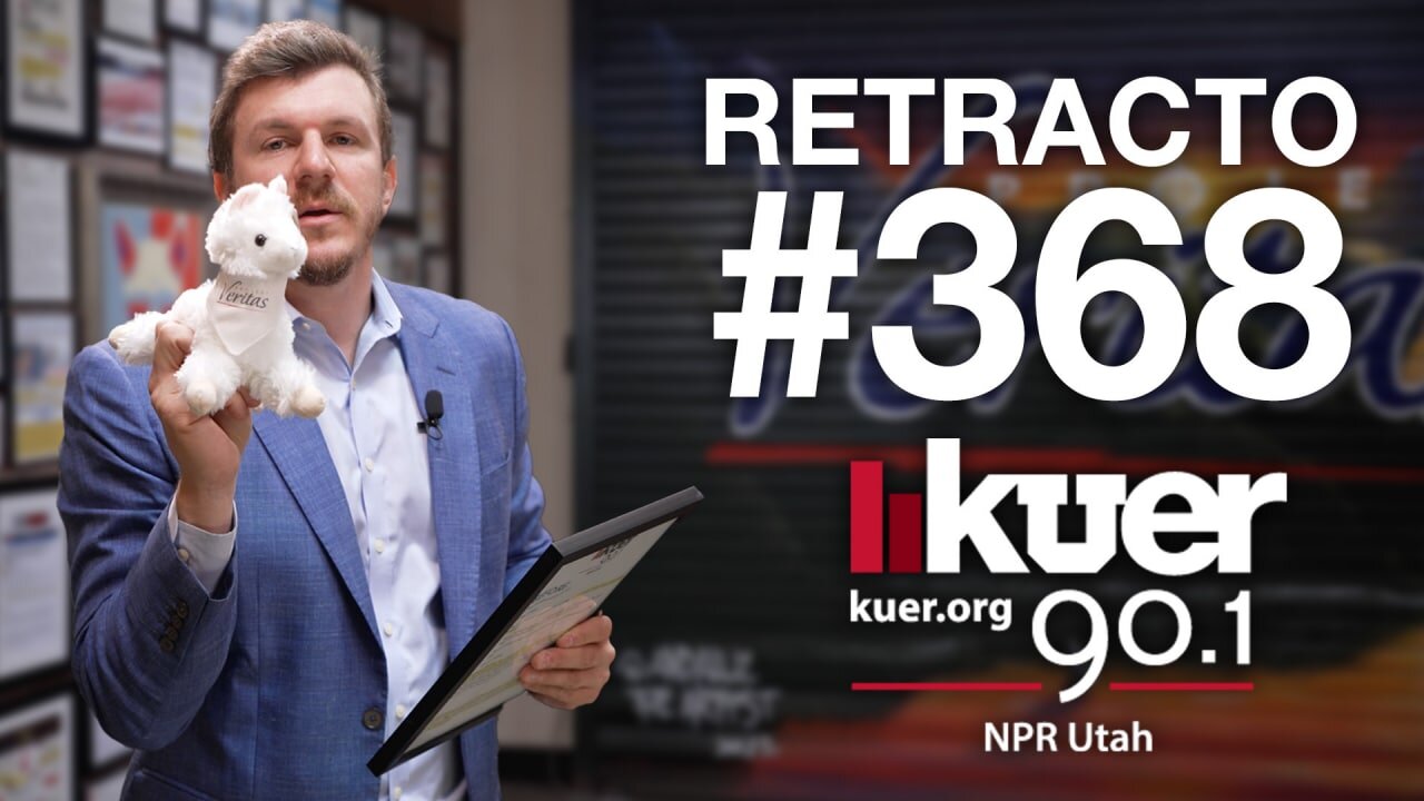 RETRACTO #368: NPR Affiliate RETRACTS False Claim LIVE ON AIR Following Reporting on Curtis Campaign