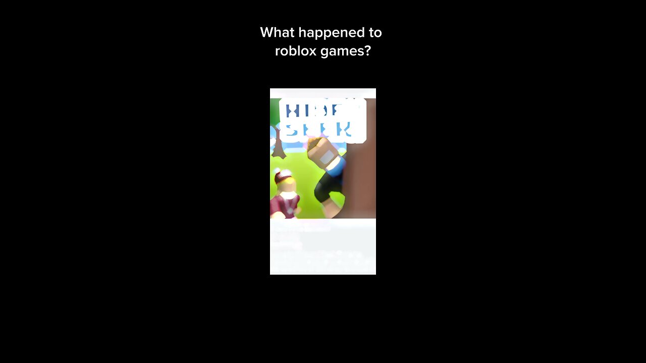 What happened to Roblox games???💀💀💀