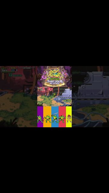 TARTARUGAS NINJAS SHORTS #73 - FASE 13