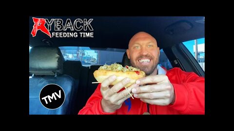 Ryback Feeding Time: Thanksgiving Feast Bobbie Sandwich with Sweet Potato Fries