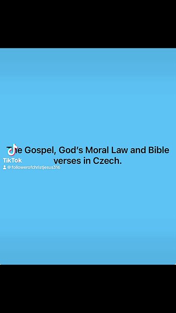 Tonight's Gospel translations Czech and Yoruba/Nigerian. #gospel #bibleverses #tencommandments