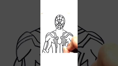 How to draw and paint Spider Man - Iron Spider Suit