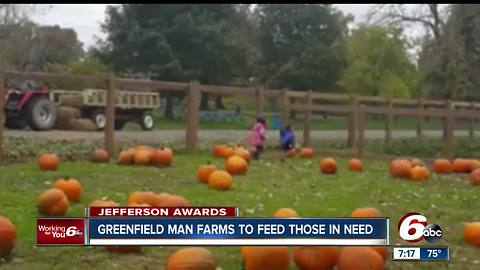 Jonathon Lawler's farm donates the majority of its crop to those in need