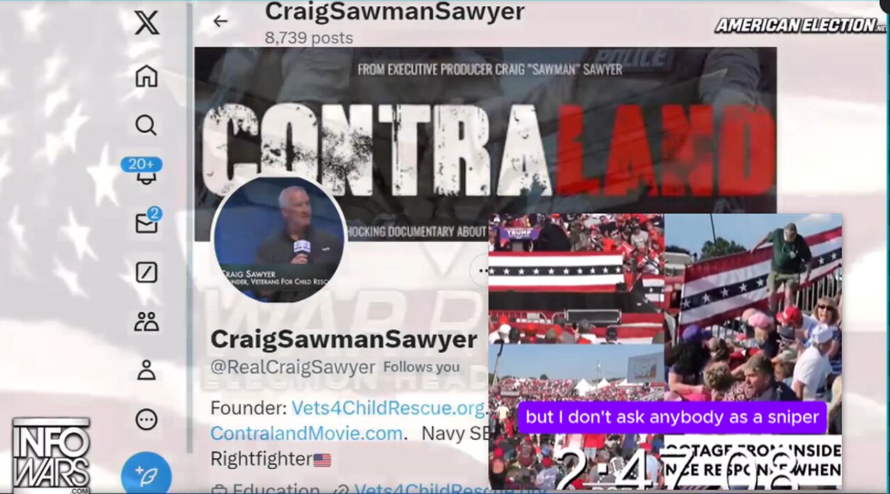 Craig SAWMAN SAWYER Breaks Down Why He Thinks 7/13 was an inside job.