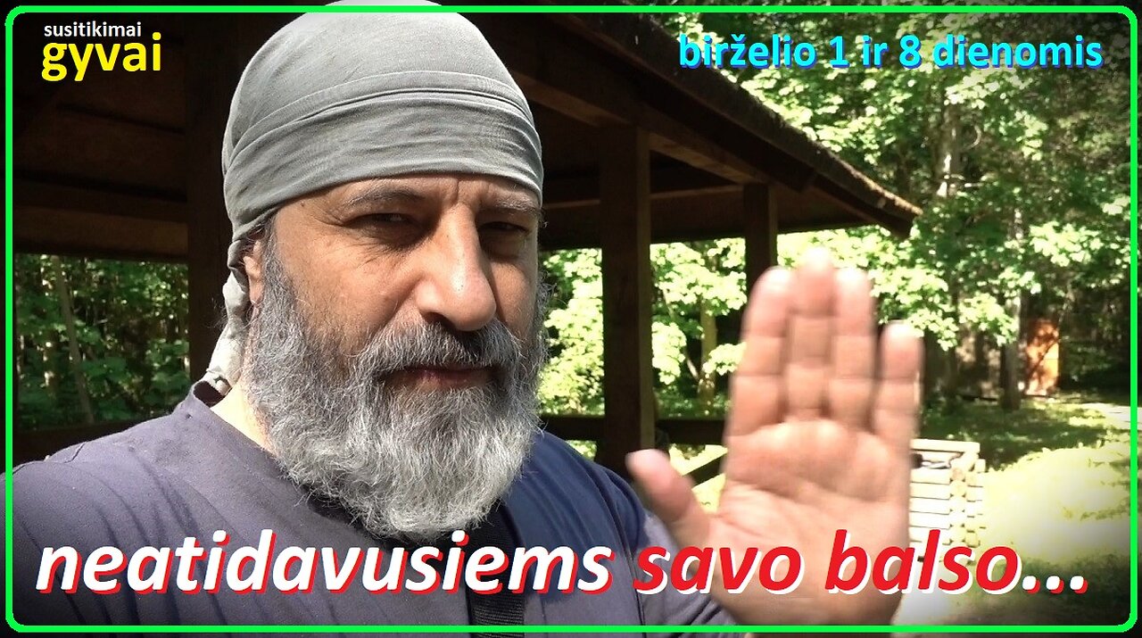 Gyvi susitikimai birželio 1 ir 8 dienomis... (Liaudies valia - deklaracija)