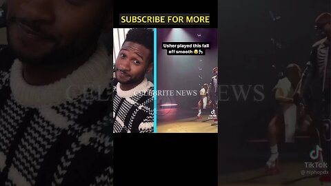 Usher Played Smooth After Fall