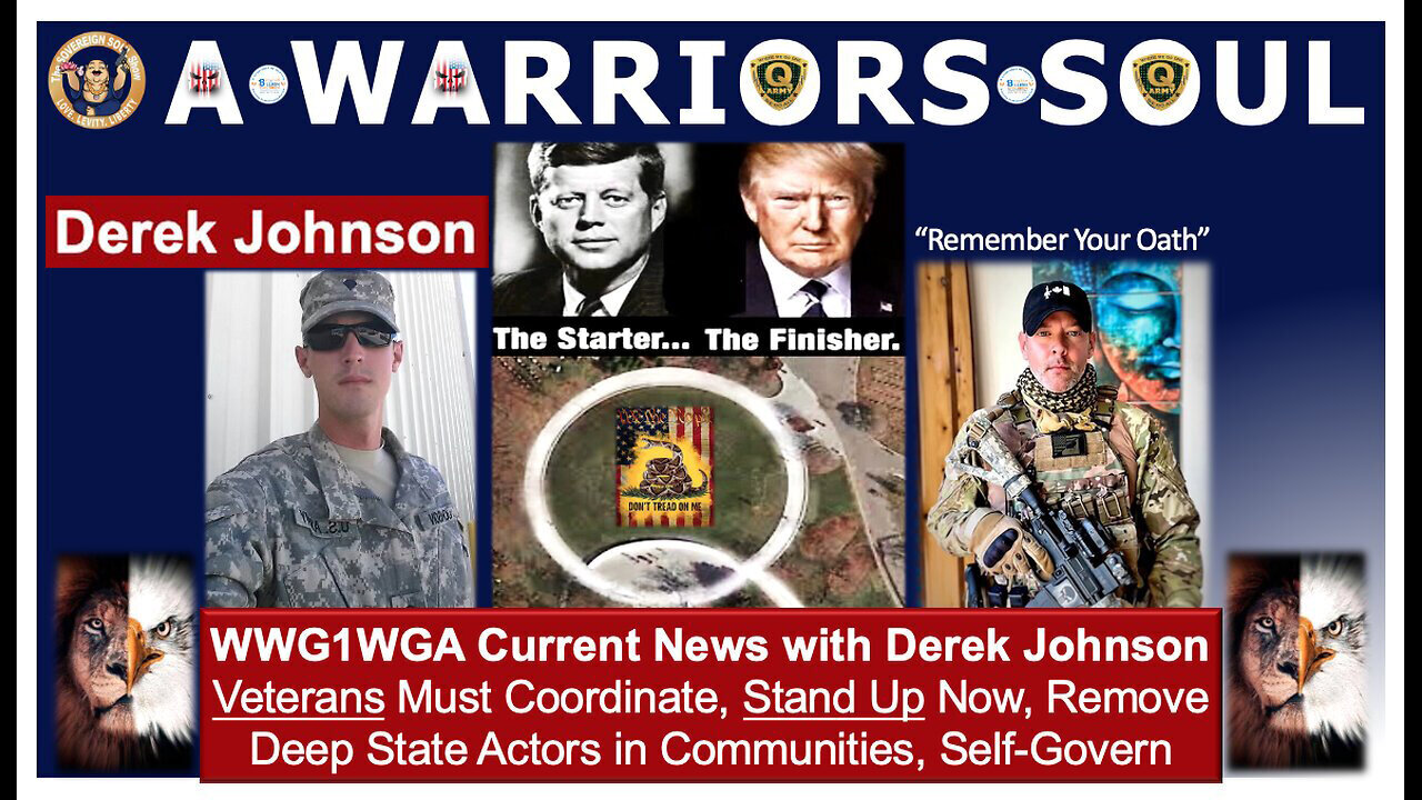 WWG1WGA - TRUMP The Finisher - Q News, Law Of War Events With Derek Johnson - 4/2/24..