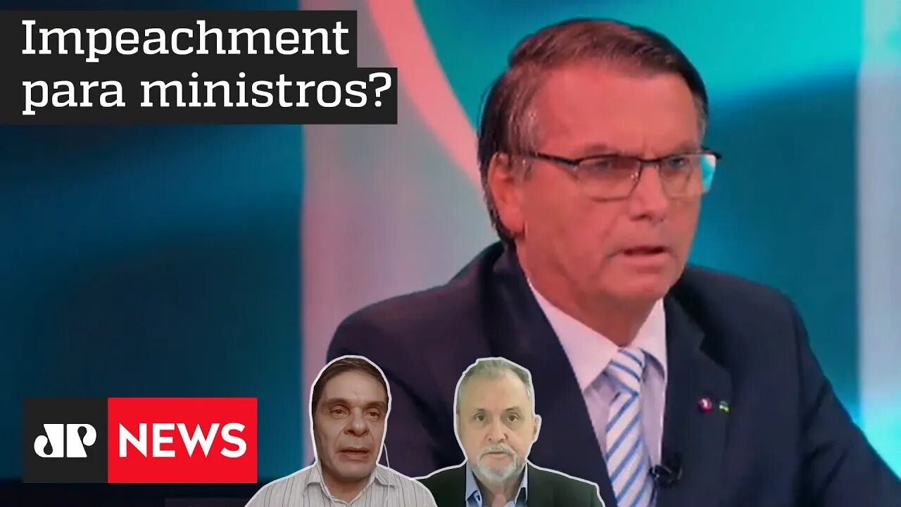 Bolsonaro: “Não pretendo entrar com pedido de impeachment para ministros do STF”