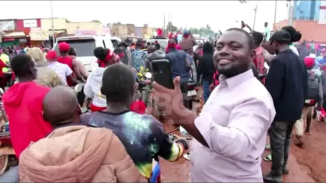 HOIMA LC 5 BI-ELECTIONS CAMPAIGNS: HEAVY SECURITY DEPLOYMENT OF AS NUP PRESIDENT ENTERS HOIMA CITY