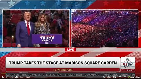 FULL SPEECH Trump Holds a Rally at the Iconic Madison Square Garden in New York - 10 27 24