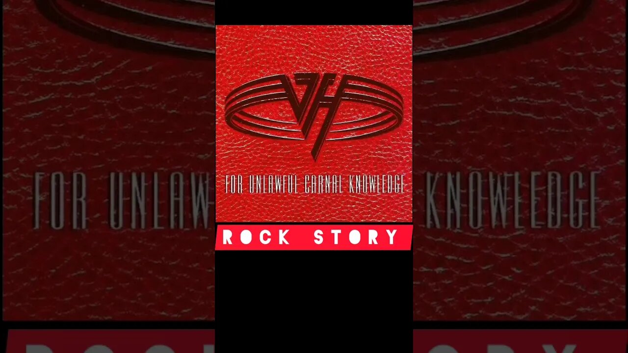 Van Halen released the "For Unlawful Carnal Knowledge on June 17th 1991#rockstory#rockband#vanhalen