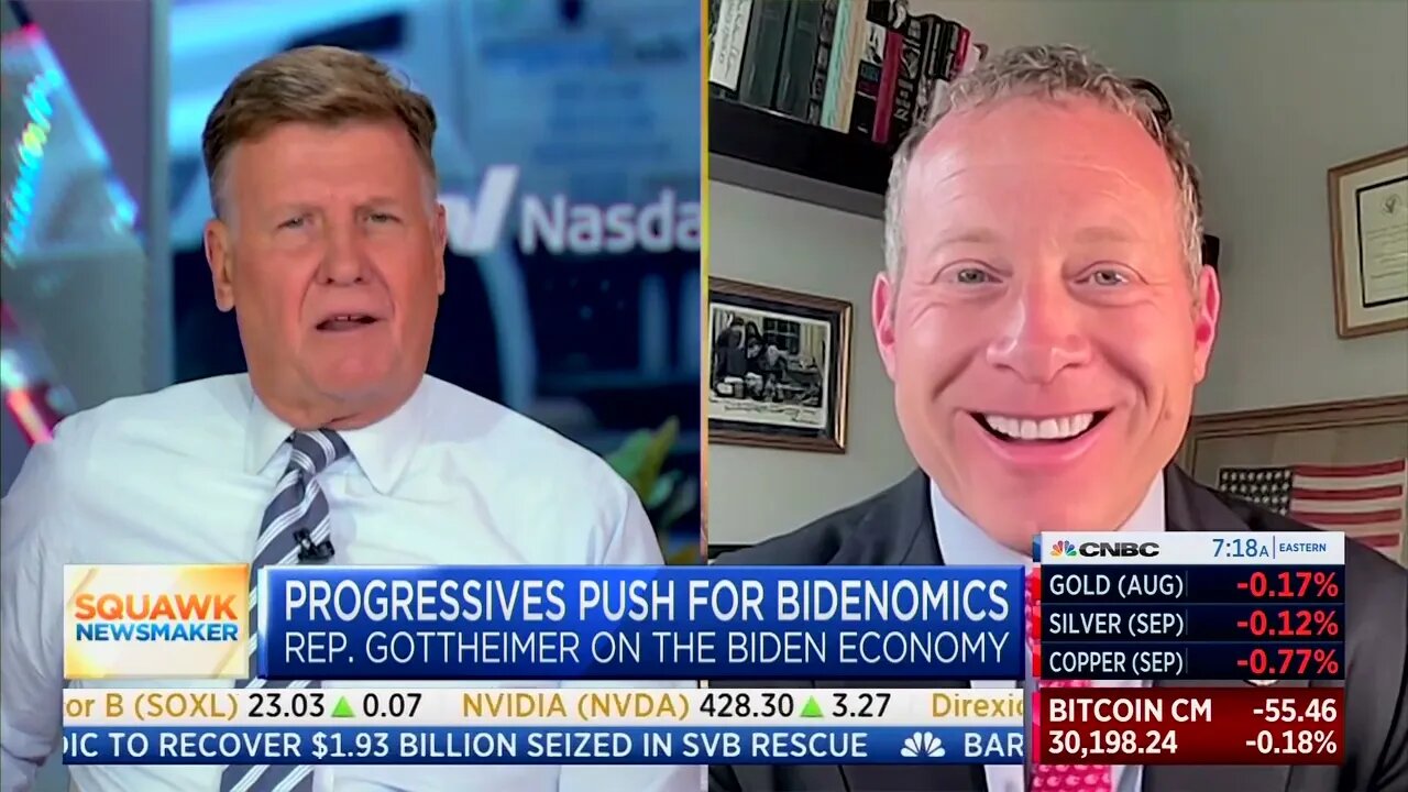 Democrat Rep. Josh Gottheimer Grilled Over Defending Failed "Bidenomics" Economic Policy