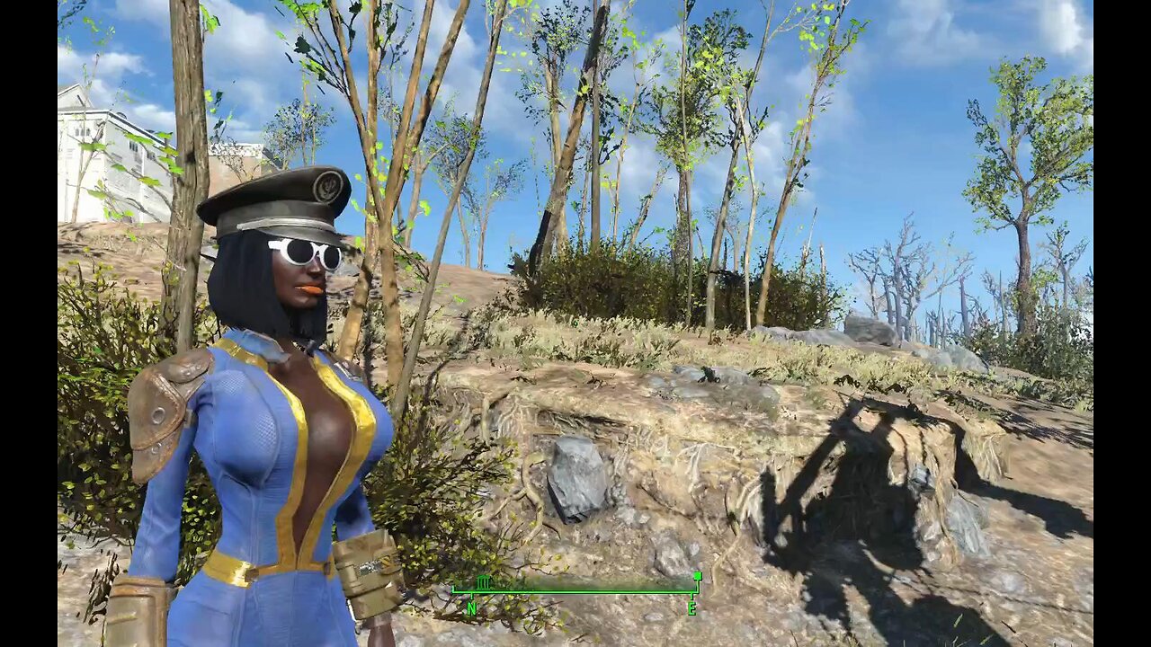 Fallout 4 leaving the vault for the first time busty boobs huge tits breast expansion