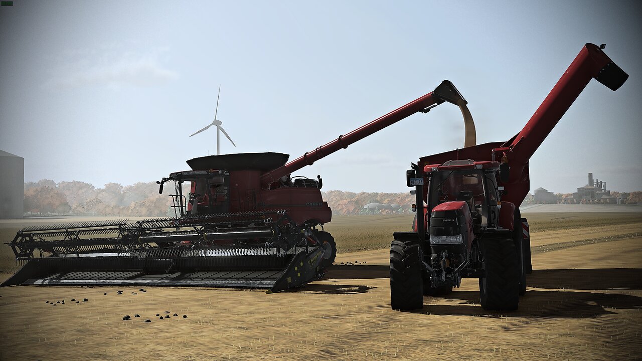 Farming Simulator Case Axial-Flow 9250 & Case Puma 160 CVX | Elmcreek | Engine Sound