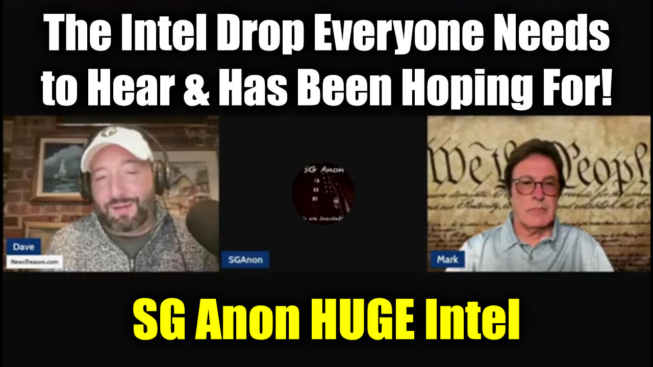 SG Anon & Dave HUGE Intel - The Intel Drop Everyone Needs to Hear & Has Been Hoping For!