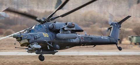 helicópteros rusos Mi-28 prestan apoyo a las tropas que avanzan en Avdeevka