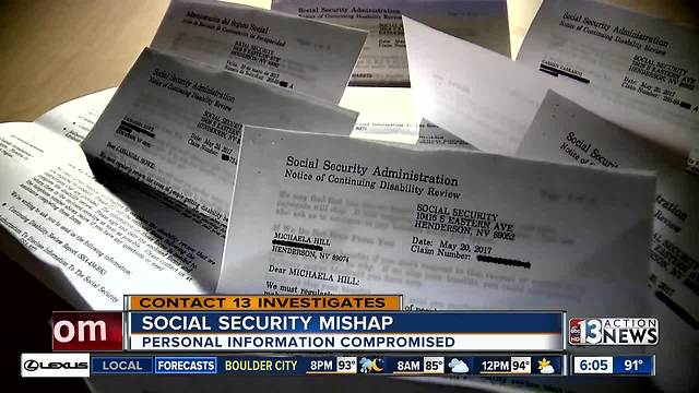 Questions about identity security raised by Social Security paperwork mix up