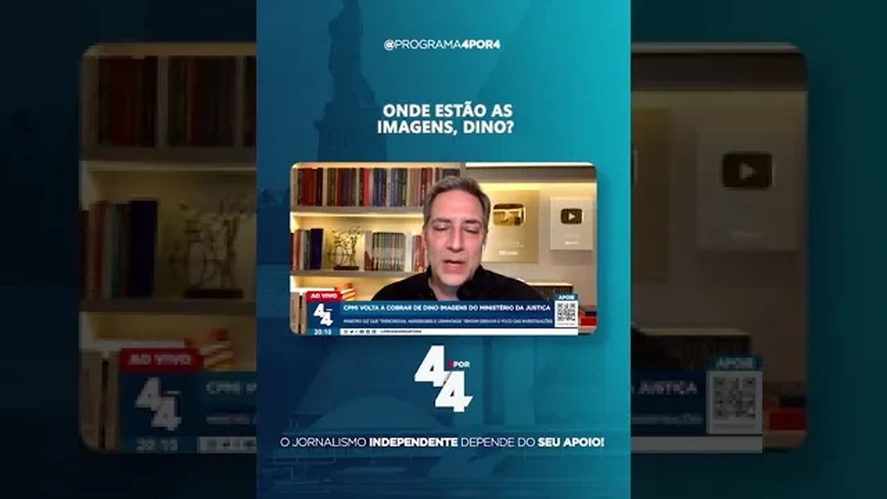 CPMI do 8 de Janeiro volta a cobrar de Dino imagens do Ministério da Justiça #shorts