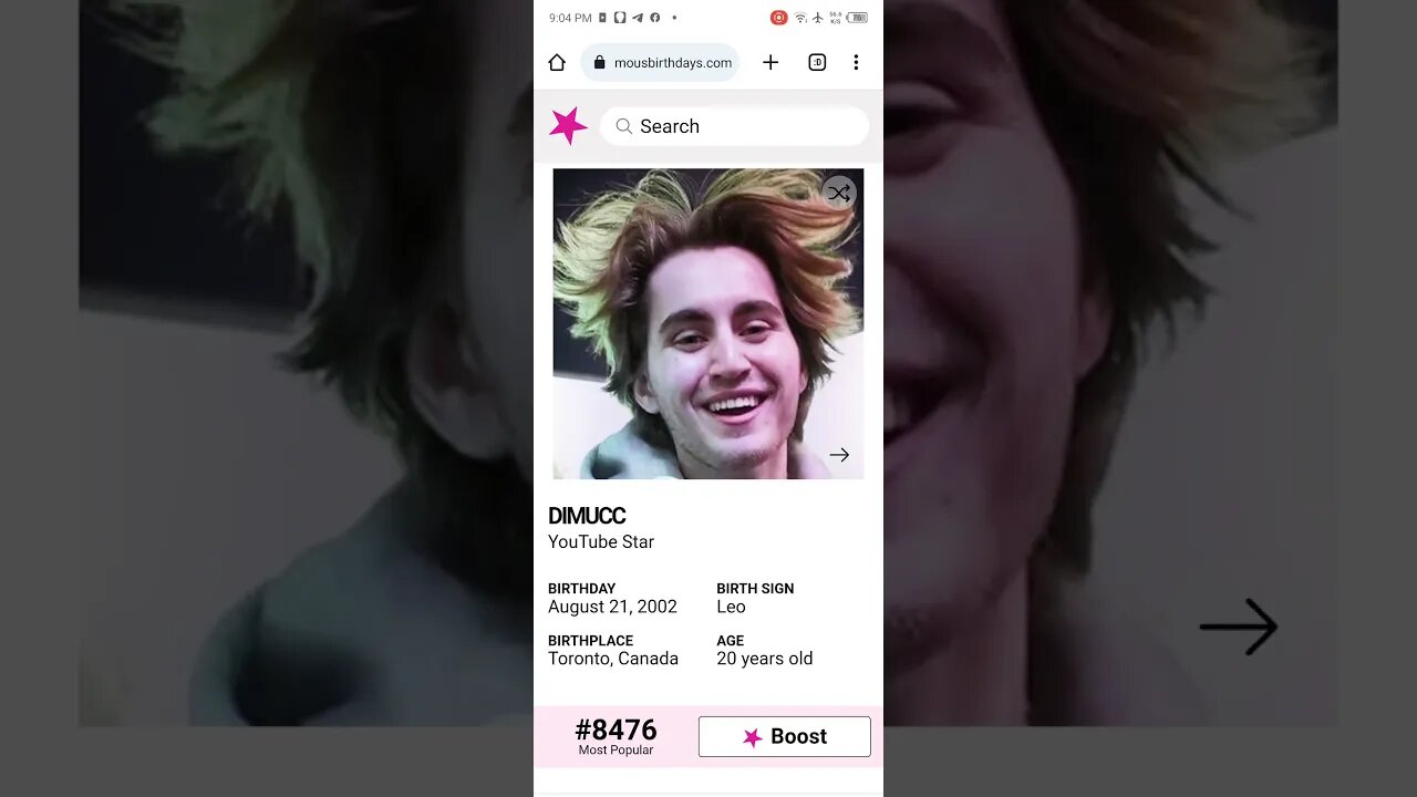 HAPPY 20 BIRTHDAY DIMUCC YouTube Star