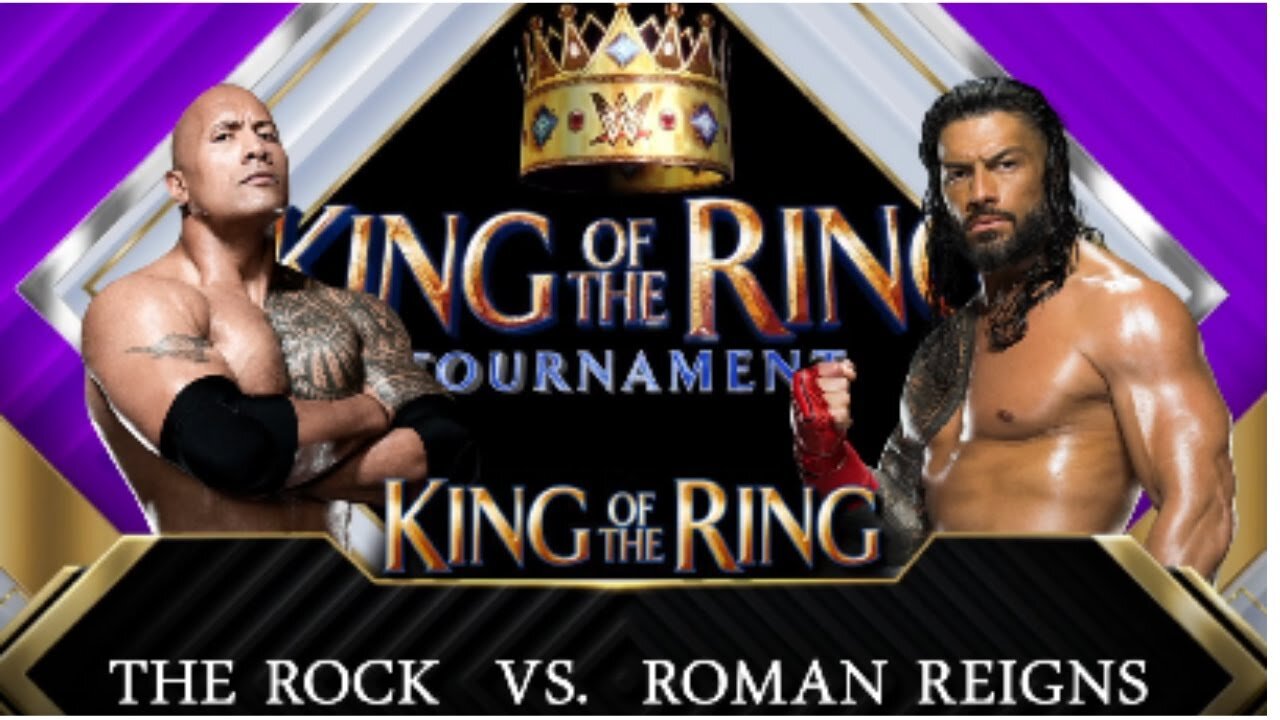 The rock vs roman reigns | king of the ring | Game Challenge ✅✅