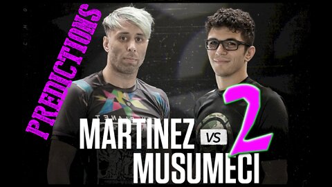 Mikey Musumeci v Geo Martinez Part 2 and other predictions for a BIG WNO