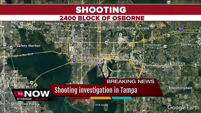 Shooting investigation in Tampa