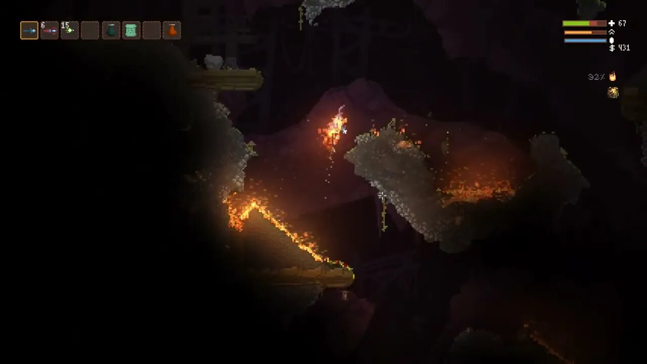 Noita [aaD] daily run for 2023.MARCH.6 live by the propane tank, die by the propane tank. hwu-hwu.