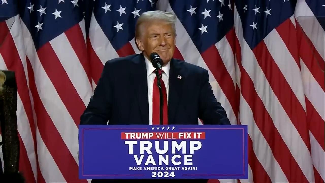 President Donald Trump's full victory speech - November 6, 2024