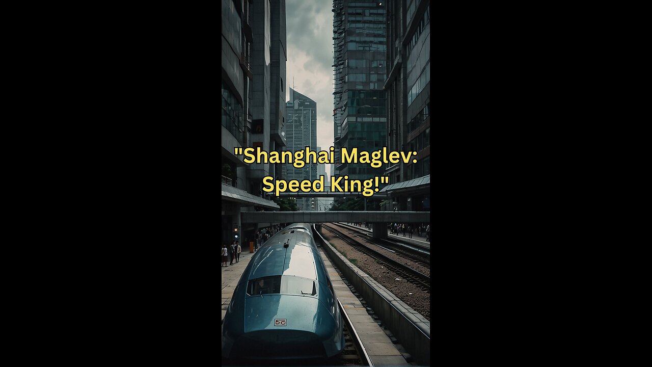 "Flying on Rails: The Shanghai Maglev's Incredible Journey!"