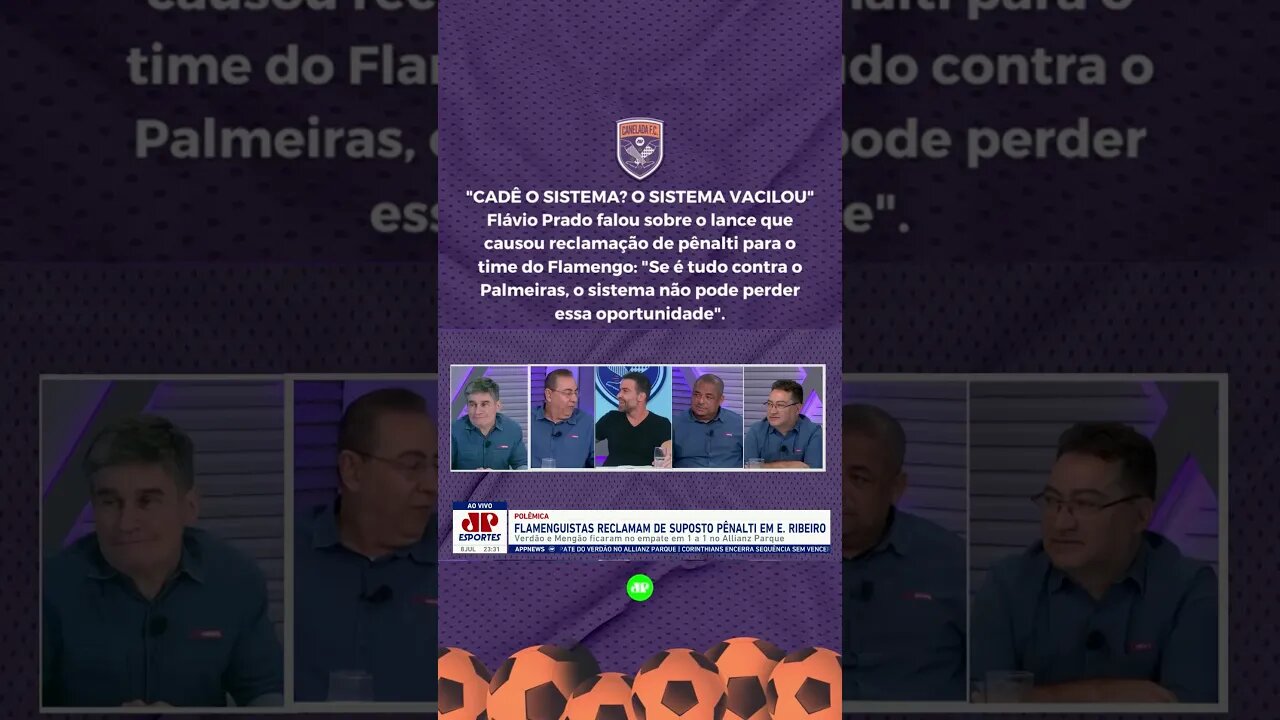UÉ... O "SISTEMA" NÃO VIU ESSE PÊNALTI PARA O FLAMENGO CONTRA O PALMEIRAS?