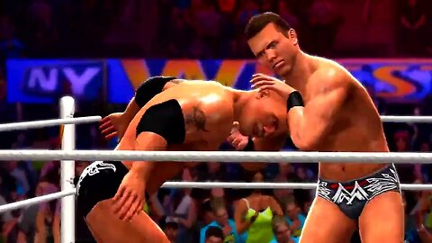 WWE 2K14 Gameplay The Rock vs The Miz