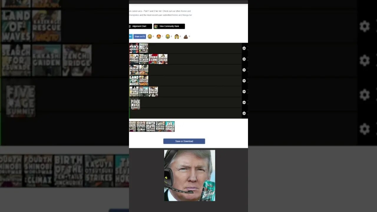 Trump, Obama, and Biden Discuss The Five Kage Summit Arc From Naruto #aipresidents #tierlist #naruto