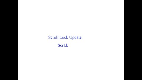 Scroll Lock Update