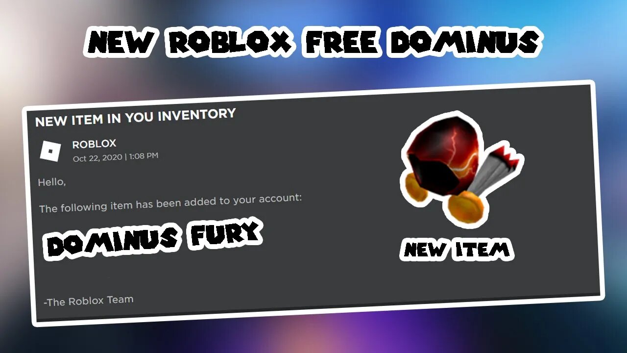 ROBLOX IS MAKING A NEW FREE DOMINUS!?