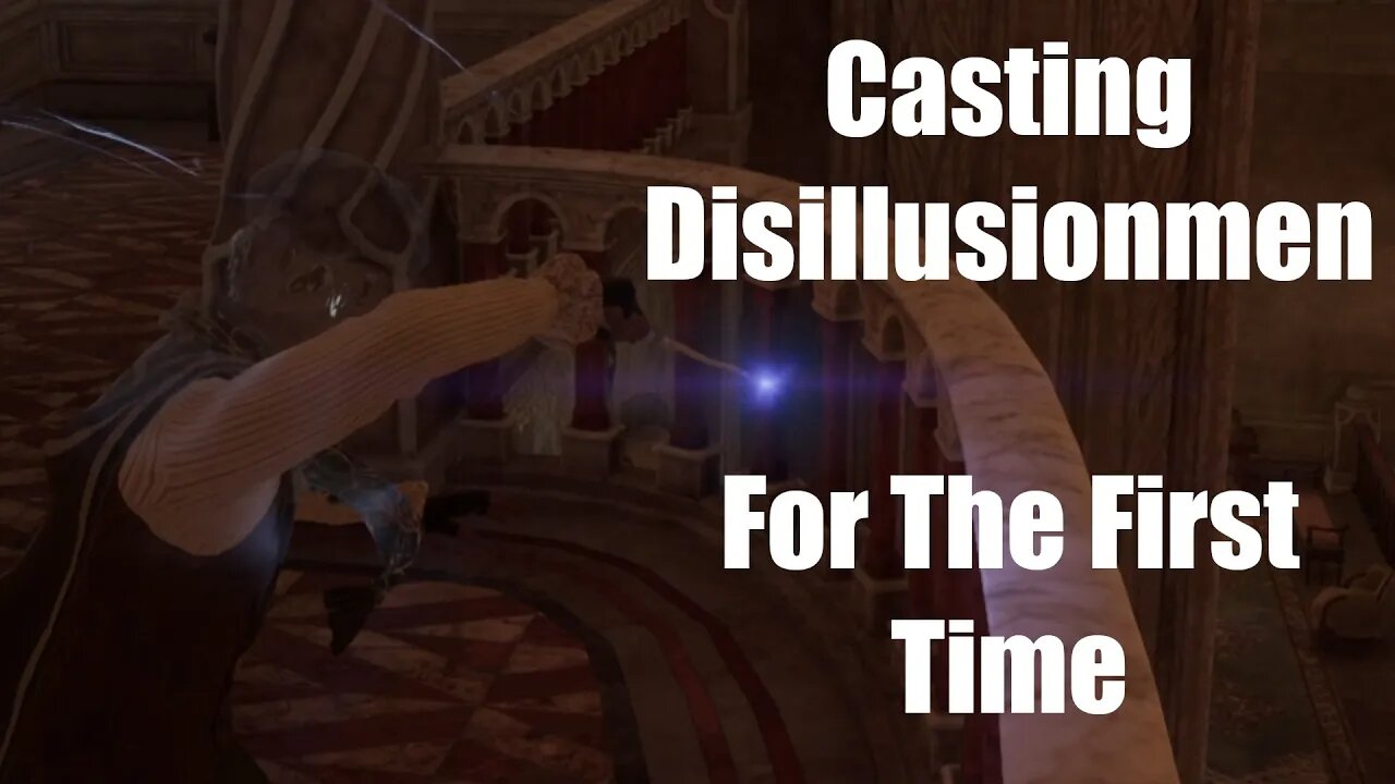 Hogwarts Legacy Casting Disillusionment For The First Time (Casting Spells)