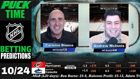 NHL Picks, Predictions and Betting Odds | Daily NHL Preview | 🏒 Puck Time for October 24