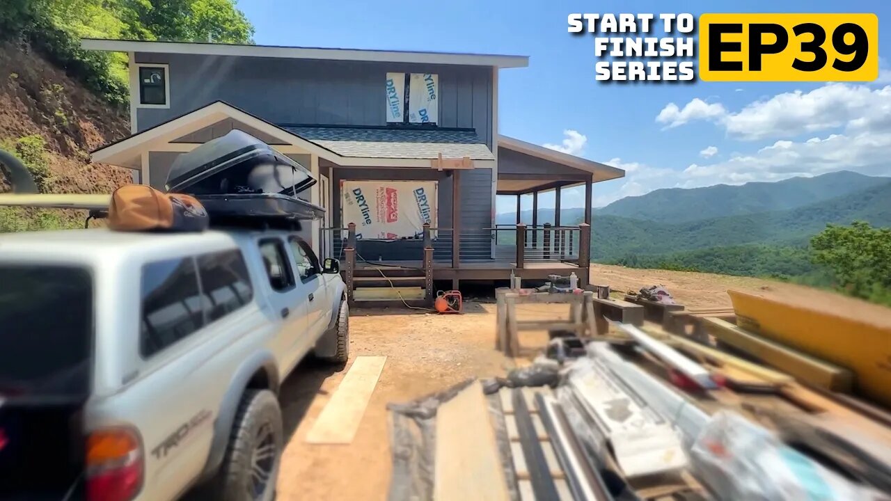 Building A Mountain Cabin EP39 | Cabinets arrive and Paint goes on